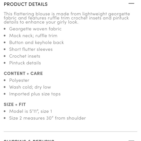 Torrid size 5 Georgette Lace Inset Blouse in floral black - Picture 9 of 9